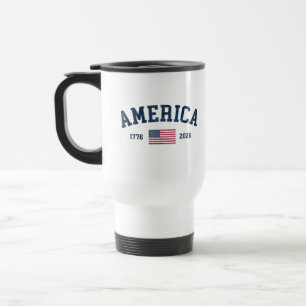 250 Amerika Jahre Flagge USA 4. Juli 2026 Reisebecher