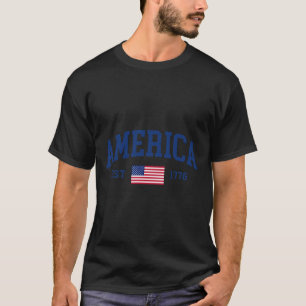 250 Amerika Jahre Flagge USA Vereinigte Staaten US T-Shirt