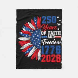 250 Amerika Jahre Freiheit 1776 2026 250. Geburtst Fleecedecke