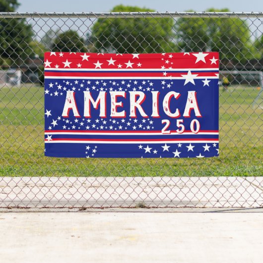 250 AMERIKA Sternenbanner Banner (Insitu)