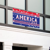 250 AMERIKA Sternenbanner Banner (Äußeres Gebäude)