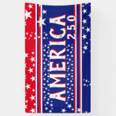 250 AMERIKA Sternenbanner Banner (Vertikal)