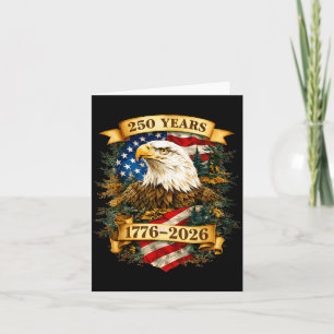 250 amerikanische Jahre 1776 2026 250. Geburtstag  Karte