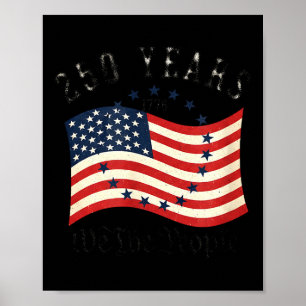 250. amerikanischer Jahrestag der Unabhängigkeit 2 Poster