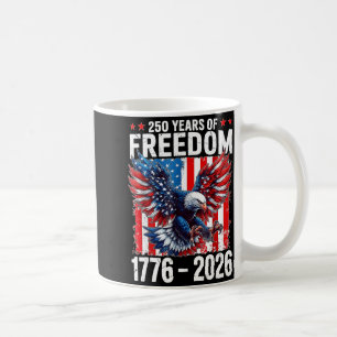 250. amerikanischer Jahrestag Unabhängigkeit 250 J Kaffeetasse