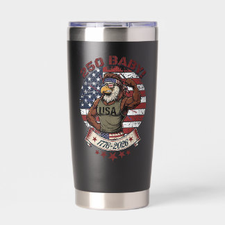 250 Baby! Amerikanischer Patriotischer Adler Flex Thermobecher