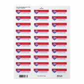 250 Celebration Patriotic Custom Return Address (Vorne)