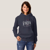250 Damen Navy Kapuzenpullover Hoodie (Vorne ganz)
