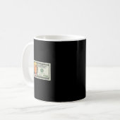 250-Dollar-Schein mit Präsident Trump 250-Dollar-S Kaffeetasse (Vorderseite Links)
