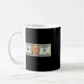 250-Dollar-Schein mit Präsident Trump 250-Dollar-S Kaffeetasse (Links)