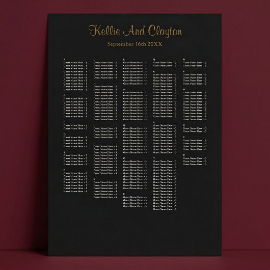 250+ Einfache Hochzeitssitzkarte Poster