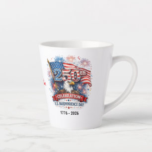 250. Feier US-Unabhängigkeitstag 1776 - 2026 Milchtasse
