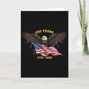 250. Geburtstag 250 Jahre USA 1776 2026  Karte
