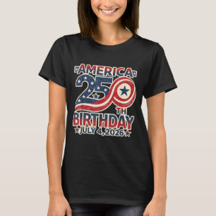 250. Geburtstag 4. Juli 1776-2026 USA Jubiläum T-Shirt