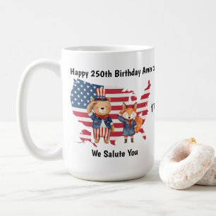 250. Geburtstag Amerika Tasse