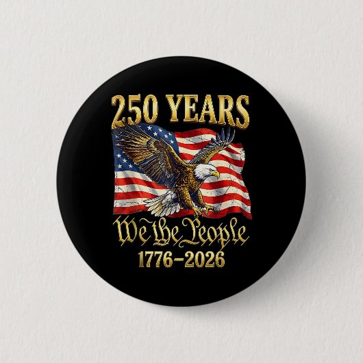 250. Geburtstag Amerika USA Wir das Volk Button (Vorderseite)