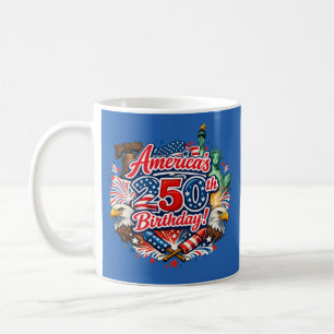 250. Geburtstag Amerikas 4. Juli-Feier Kaffeetasse