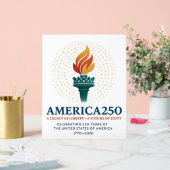 250 Geburtstag der USA Acrylschild (Hochzeit)