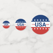 250. Geburtstag der USA feiern Konfetti (Vorderseiten)