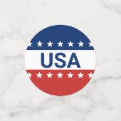250. Geburtstag der USA feiern Konfetti (Klein Vorderseite)