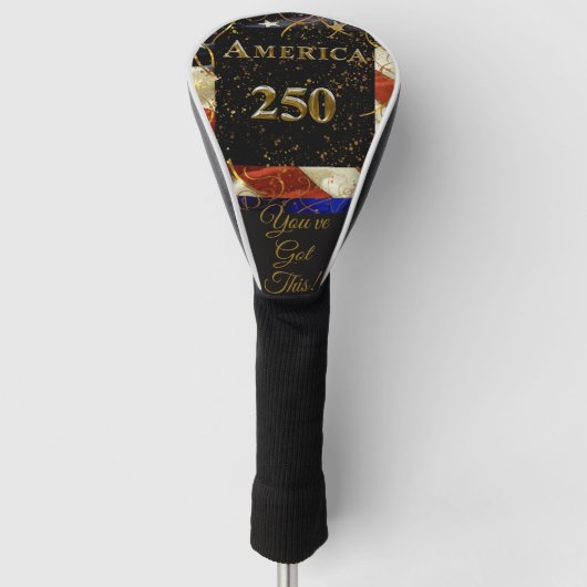 250. Geburtstag der USA! Golf Headcover (Vorderseite)