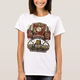 250. GEBURTSTAG DES UNITED STATES MARINE CORPS T-Shirt