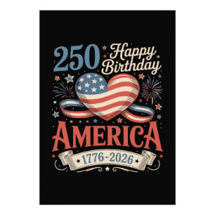 250. Geburtstag USA 250 Jahre Fotodruck