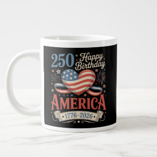 250. Geburtstag USA 250 Jahre Jumbo-Tasse