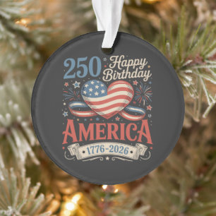 250. Geburtstag USA 250 Jahre Ornament