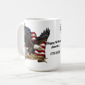 250. Geburtstag von Amerika Tasse (Vorderseite Links)