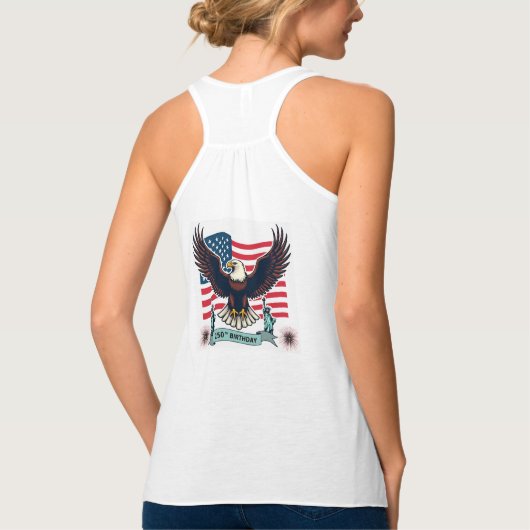 250. Geburtstags-T-Shirt Tank Top (Rückseite)