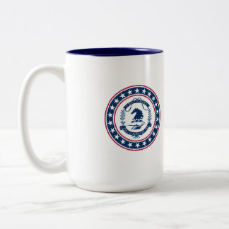 250. Gedenktasse groß Zweifarbige Tasse