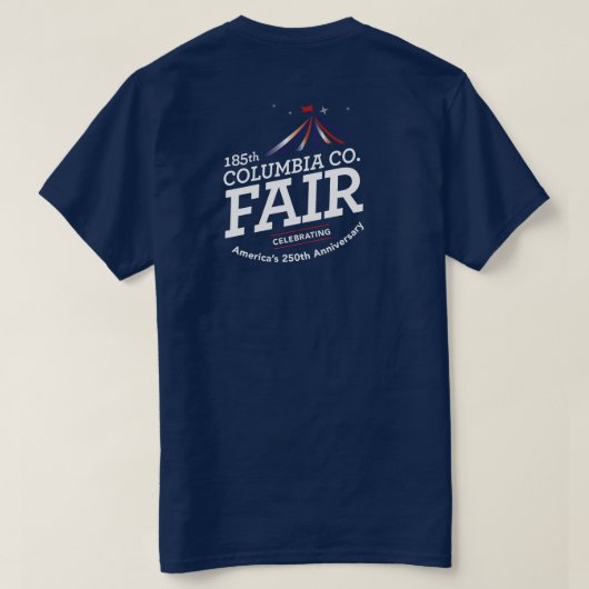 250 Herren Navy T-Shirt (Design Rückseite)