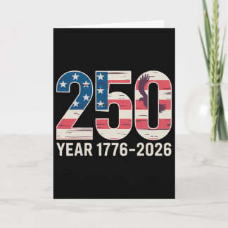 250 Jahr 1776-2026 Patriotische Feier  Karte