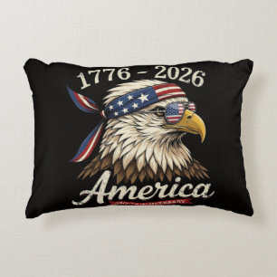 250 Jahr Amerika 1776 2026 Adler Vintage Dekokissen