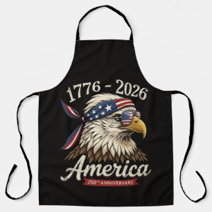 250 Jahr Amerika 1776 2026 Adler Vintage Schürze