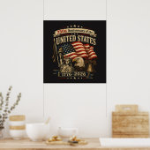 250-Jahr-Feier der USA Poster (Küche)