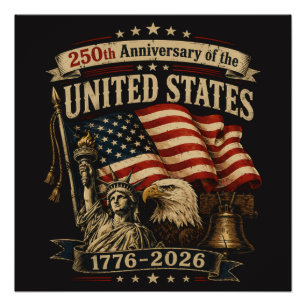 250-Jahr-Feier der USA Poster