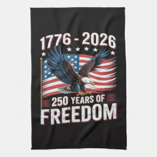 250 Jahre 1776 2026 250. 4. Juli Geschirrtuch