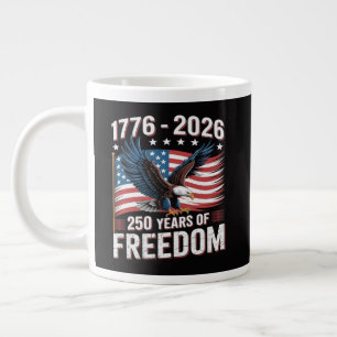 250 Jahre 1776 2026 250. 4. Juli Jumbo-Tasse