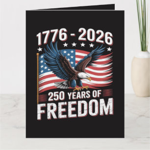 250 Jahre 1776 2026 250. 4. Juli Karte