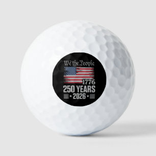 250 Jahre 1776 2026 250. Geburtstag 4. Juli Golfball
