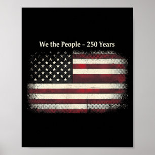 250 Jahre 1776-2026 250. Geburtstag 4. Juli Poster