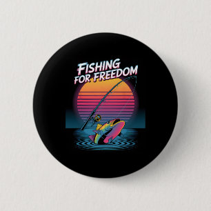 250 Jahre 1776-2026 250. Geburtstag Fishing _2 Button