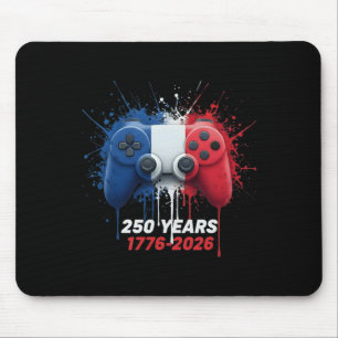 250 Jahre 1776-2026 250. Geburtstag Gaming Gamer V Mousepad