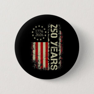 250 Jahre 1776-2026 250. Geburtstag USA Amerikanis Button