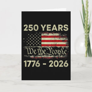 250 Jahre 1776-2026 250. Geburtstag USA Amerikanis Karte