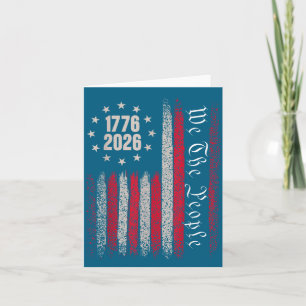 250 Jahre 1776 2026 250. Geburtstag USA-Flagge die Karte