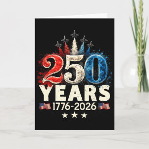 250 Jahre 1776 2026 250. Jubiläum 4. Juli Amerika Karte