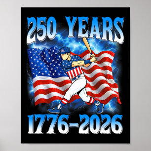 250 Jahre 1776 2026 250. Verkauf Amerikanische Fla Poster